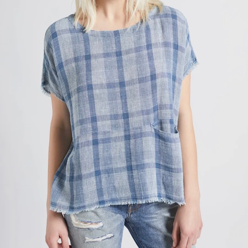 Current/Elliott hidden pocket boxy top